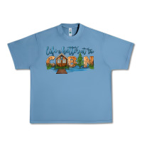 Pebble Blue life is better at the cabin Urban Heavy Tee - HRA Design Shop