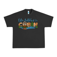 Pigment Black life is better at the cabin Urban Heavy Tee - HRA Design Shop