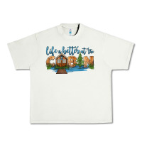 Pistachio life is better at the cabin Urban Heavy Tee - HRA Design Shop