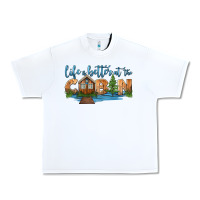 White life is better at the cabin Urban Heavy Tee - HRA Design Shop