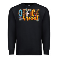 Black office squad Premium Sweatshirt - NancyCooperArtShop