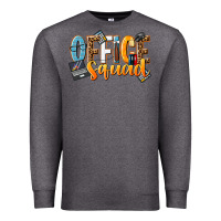 Charcoal Heather office squad Premium Sweatshirt - NancyCooperArtShop