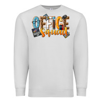Dove Grey office squad Premium Sweatshirt - NancyCooperArtShop