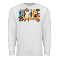 Oatmeal Heather office squad Premium Sweatshirt - NancyCooperArtShop