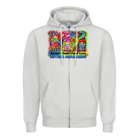 Accept Understand Love Autism Awareness Western Background Zipper Hoodie | Teevron