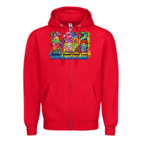 Red accept understand love autism awareness western background Zipper Hoodie - BarkalooDesign