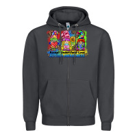Smoke accept understand love autism awareness western background Zipper Hoodie - BarkalooDesign