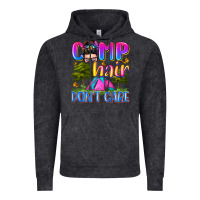 Vintage Black camp hair don't care Vintage Hoodie - Zillion Design Studio