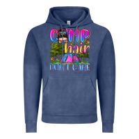 Vintage Denim camp hair don't care Vintage Hoodie - Zillion Design Studio