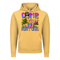 Vintage Mustard camp hair don't care Vintage Hoodie - Zillion Design Studio