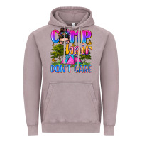 Vintage Zinc camp hair don't care Vintage Hoodie - Zillion Design Studio