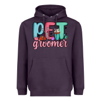 Plum pet groomer Heavyweight Hoodie - MaliasSmallBusiness