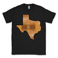 Black Texas Map Western Horsehide Pattern Classic Tee - Bettercallsaul