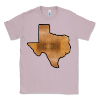 Lilac Texas Map Western Horsehide Pattern Classic Tee - Bettercallsaul