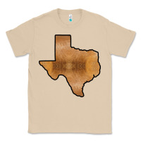 Mushroom Texas Map Western Horsehide Pattern Classic Tee - Bettercallsaul