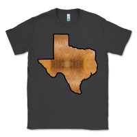 Smoke Texas Map Western Horsehide Pattern Classic Tee - Bettercallsaul