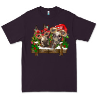 Plum Christmas donkeys Premium Tee - BarkalooDesign