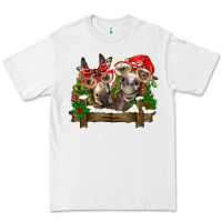 White Christmas donkeys Premium Tee - BarkalooDesign