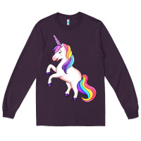 Plum unicorn Long Sleeve Tee - Artiststas