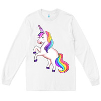 White unicorn Long Sleeve Tee - Artiststas