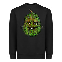 Black leopard pumpkin frankestein Heavyweight Sweatshirt - RanaPortraitStore