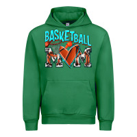 Emerald Basketball Mom Urban Hoodie - NancyCooperArtShop
