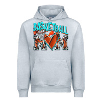 Heather Grey Basketball Mom Urban Hoodie - NancyCooperArtShop
