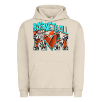 Pigment French Oak Basketball Mom Urban Hoodie - NancyCooperArtShop