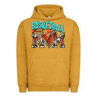 Pigment Peanut Butter Basketball Mom Urban Hoodie - NancyCooperArtShop