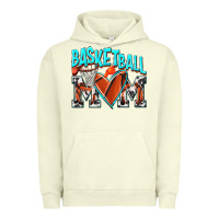 Pigment Pistachio Basketball Mom Urban Hoodie - NancyCooperArtShop