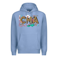 Colony Blue Western Certified Medical Assistant Premium Hoodie - LillyAllenDesigns
