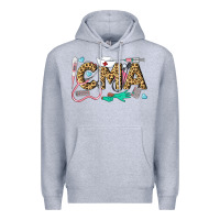Heather Grey Western Certified Medical Assistant Premium Hoodie - LillyAllenDesigns