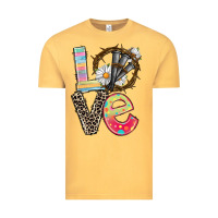 Vintage Mustard Love crown of thorns Easter Day Vintage Tee - CowGirlArtShop