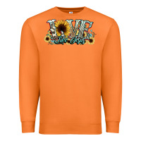 Carrot love like jesus sunflowers Premium Sweatshirt - NancyCooperArtShop