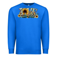 True Royal love like jesus sunflowers Premium Sweatshirt - NancyCooperArtShop