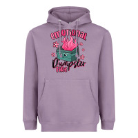 Lavender emotional dumpster fire Heavyweight Hoodie - MaliasSmallBusiness