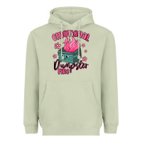 Matcha emotional dumpster fire Heavyweight Hoodie - MaliasSmallBusiness