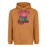 Meerkat emotional dumpster fire Heavyweight Hoodie - MaliasSmallBusiness