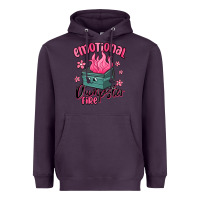 Plum emotional dumpster fire Heavyweight Hoodie - MaliasSmallBusiness