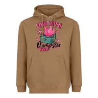 Toasted Coconut emotional dumpster fire Heavyweight Hoodie - MaliasSmallBusiness