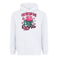 White emotional dumpster fire Heavyweight Hoodie - MaliasSmallBusiness