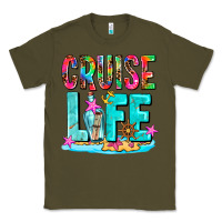 Army Green cruise  life Classic Tee - AdoDesignShop