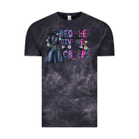 Cloud Black people give me the creeps Vintage Tee - CowhideDigitalArt