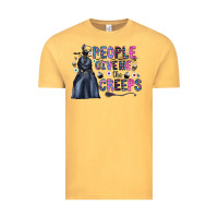 Vintage Mustard people give me the creeps Vintage Tee - CowhideDigitalArt