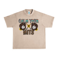 French Oak calm your mits baseball Urban Heavy Tee - CowhideDigitalArt