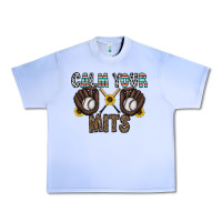 Grape Ice calm your mits baseball Urban Heavy Tee - CowhideDigitalArt