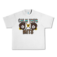 Lunar Rock calm your mits baseball Urban Heavy Tee - CowhideDigitalArt