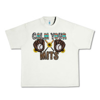 Pistachio calm your mits baseball Urban Heavy Tee - CowhideDigitalArt