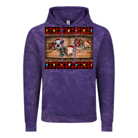 Cloud Purple hohoho christmas cows Vintage Hoodie - RanaPortraitStore