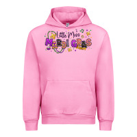 Fuchsia Pink little miss mardi gras Urban Hoodie - texasbilliewilder